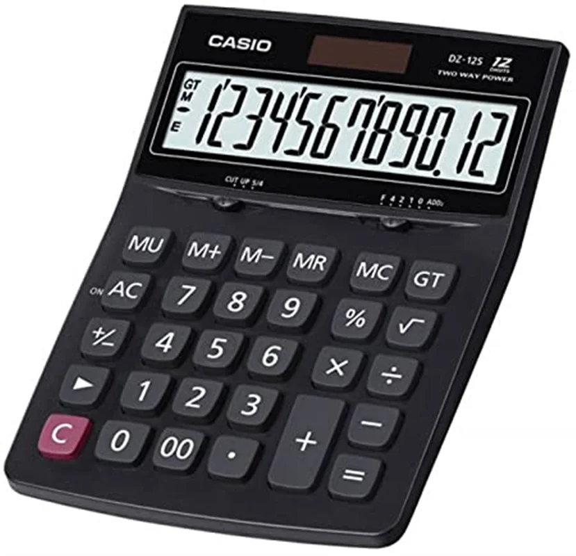 ماشین حساب کاسیو مدل DZ-12S ا Casio DZ-12S Calculator